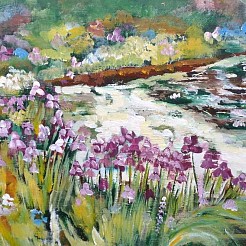 Vennen geschilderd door 