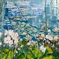 Tuinen van Monet geschilderd door 