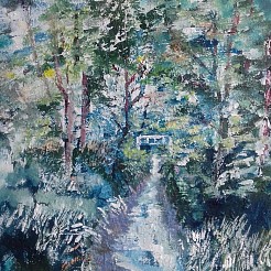 Beekje in Nuenen geschilderd door 