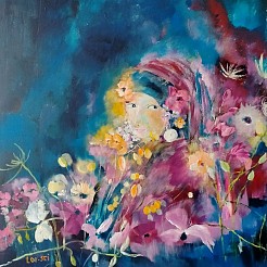 Meisje met de parel geschilderd door 