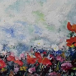 In de berm geschilderd door 