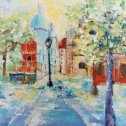 Parijs geschilderd door 