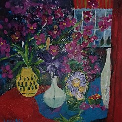 Stilleven geschilderd door 