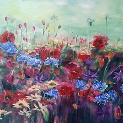 In de berm geschilderd door 