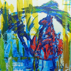 Boulevard geschilderd door 