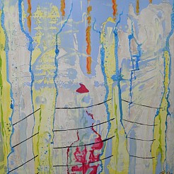 De brug geschilderd door 