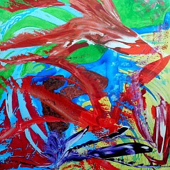 Etappe geschilderd door 