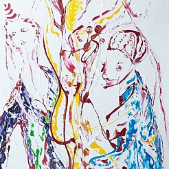 Blind date geschilderd door 