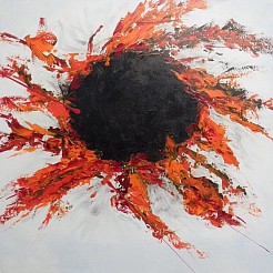 Nieuwe zon geschilderd door 