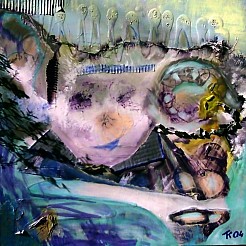 Moeder met kind geschilderd door 