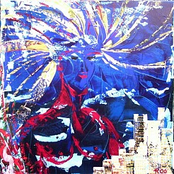 New york geschilderd door 