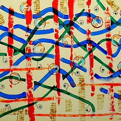 Ritme geschilderd door 