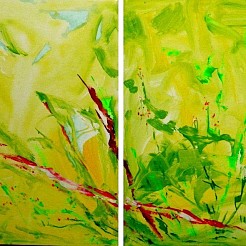 Gras geschilderd door 