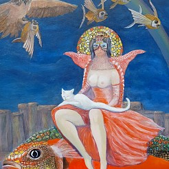 Verstoorde evolutie geschilderd door 