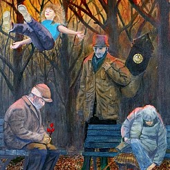 Vadertje tijd geschilderd door 