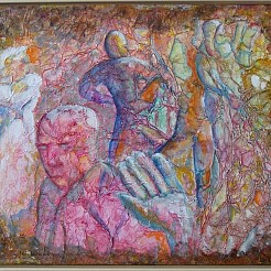 Trijntjes 1e trip geschilderd door 