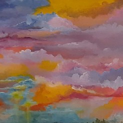 Wolken geschilderd door 