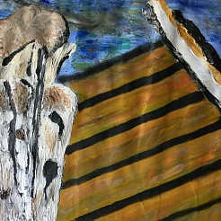 Refiction of the see geschilderd door 