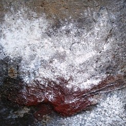 Binding met de aarde geschilderd door 