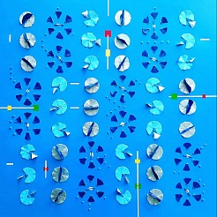 Flaky Art Blues geschilderd door 