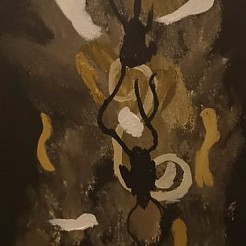 Abstract geschilderd door 