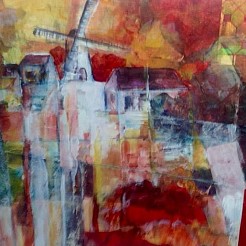 St.Odilienberg geschilderd door 