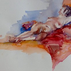 Mia geschilderd door 