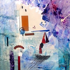 Land en zee geschilderd door 