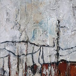 Abstract maart 2020 geschilderd door 