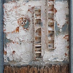 Kleintje abstract april 2023 geschilderd door 