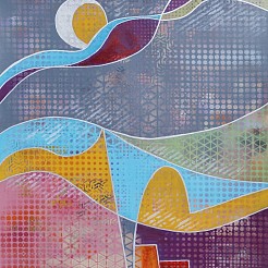 Touching of the Sun 3 geschilderd door 