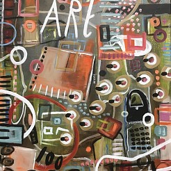 Shopping geschilderd door 