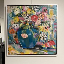 Flowers,Flowers,Flowers geschilderd door 