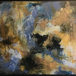 Blue sky 2 geschilderd door 