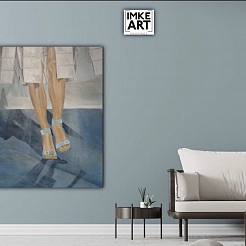 Catwalk geschilderd door 