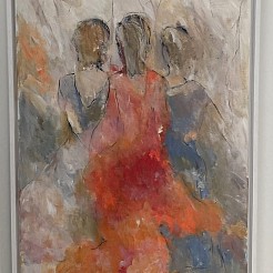 We have a Party geschilderd door 