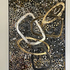 Golden rings geschilderd door 