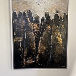 Liefde is licht geschilderd door 