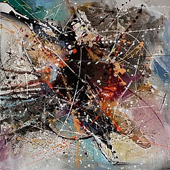 Color  explosion geschilderd door 