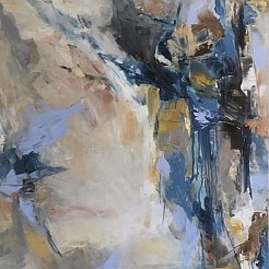 Think blue geschilderd door 