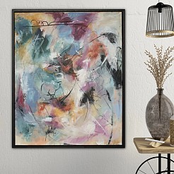 Purple rain1 geschilderd door 