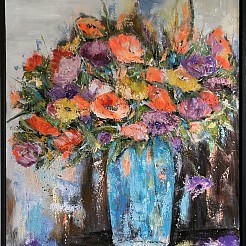 A lot of Flowers 1 geschilderd door 