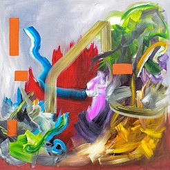 Excuse me geschilderd door 