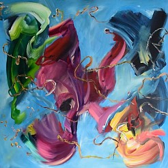 Shake it up baby geschilderd door 