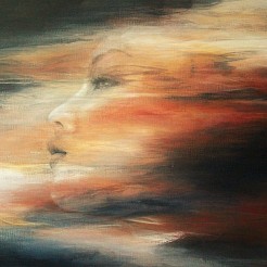 Sunset geschilderd door 