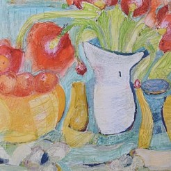 Flowers geschilderd door 