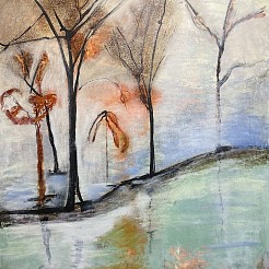 Adem geschilderd door 