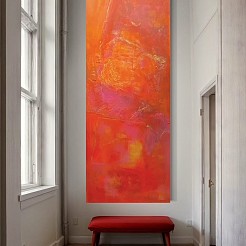 Vlammend Hart geschilderd door 