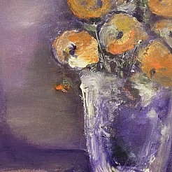 Petite Fleur geschilderd door 