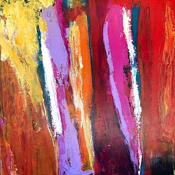 Omarming geschilderd door 